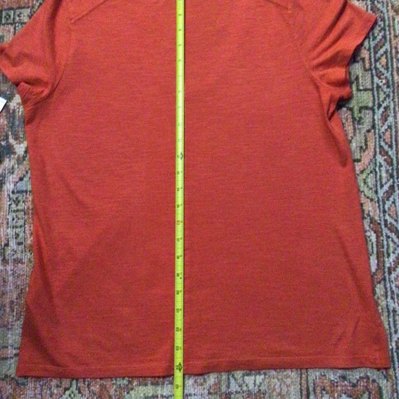NWT Banana Republic Cozy Slub Short Sleeve T Shirt, Sz L Red - Picture 8 of 9